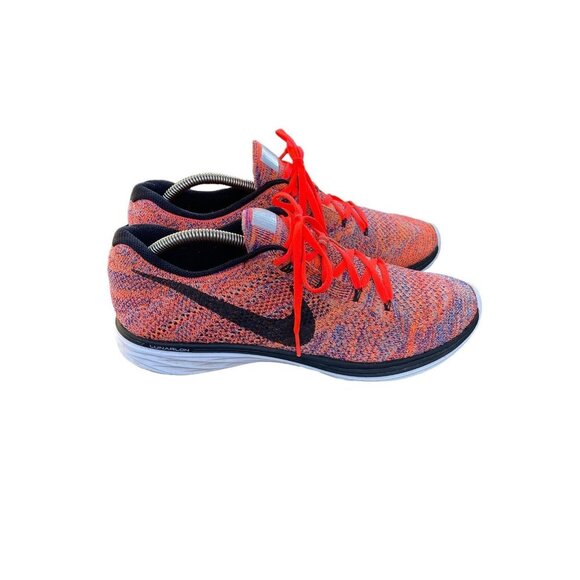 Nike Mens Flyknit Lunar 3 Multicolored 698181-406 Sneakers Running Shoes Size 12 - Picture 6 of 7